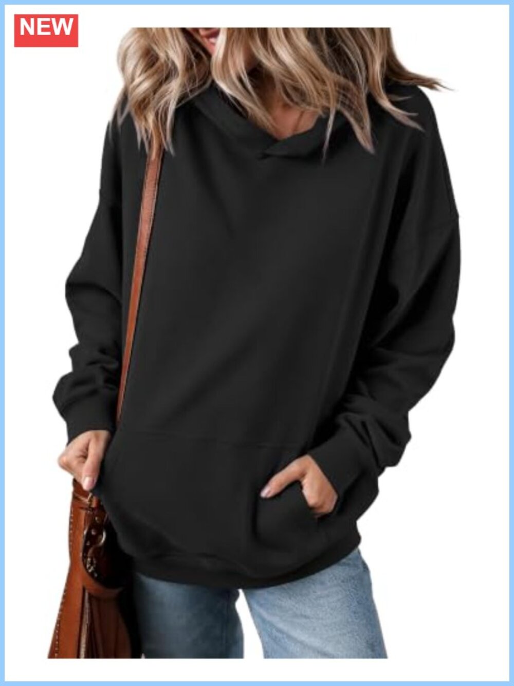 Oversized Pullover Hoodie Women's Sweatshirt Polyester Spandex Fall Casual